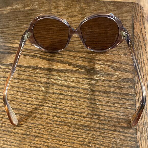 Vintage Neostyle Beauty Brown Purple Plastic Sunglasses Germany FRAMES ONLY - Picture 5 of 13